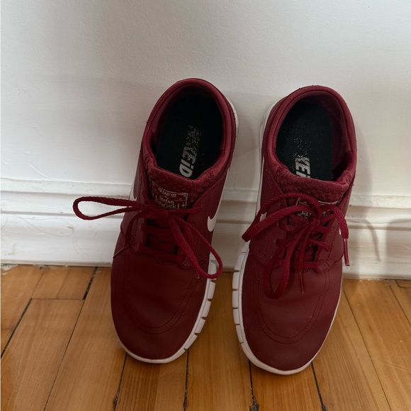 Nike SB Stefan Janoski Max Burgundy Size 8 Women - Picture 6 of 13